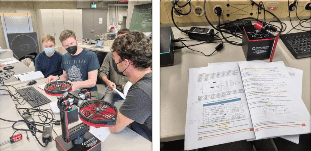 Figure 4. Quanser Lab Courseware for Digital and Real Twins, Integrated with MATLAB and Academic Textbooks